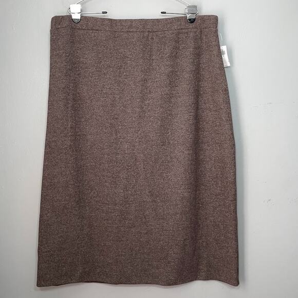 Old Navy Cozy Vibes Sweater Skirt Plus Sz 2X Brown Minimalist Modest Maxi Cabin - Picture 1 of 11